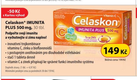 Celaskon IMUNITA PLUS 500 mg 30 tbl.