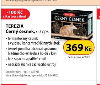 TEREZIA Černý česnek 60 cps.