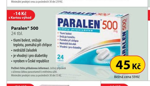 Paralen 500 24 tbl.
