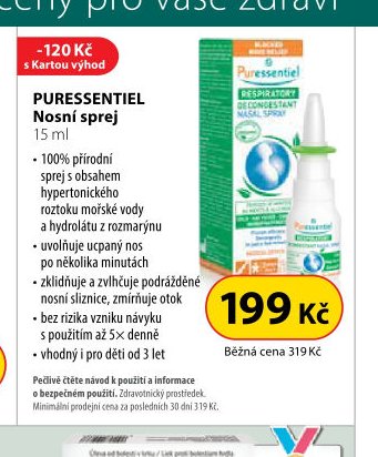 PURESSENTIEL Nosní sprej 15 ml