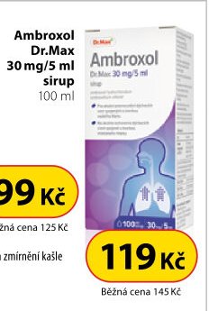 Ambroxol Dr.Max 30 mg/5 ml sirup 100 ml