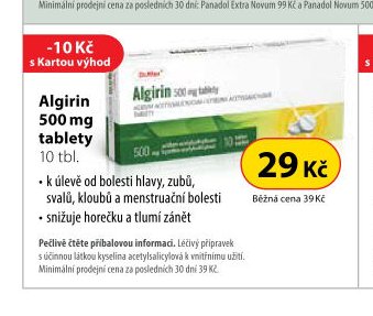 Algirin 500 mg tablety 10 tbl.