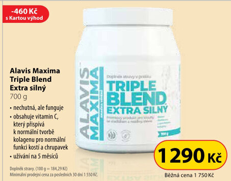 Doplněk stravy na klouby Maxima Triple Blend Alavis - Dr. Max akcniletaky.com