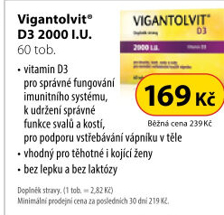 Doplněk stravy tobolky Vigantolvit D3