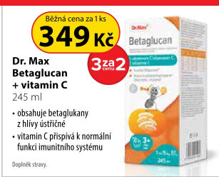 Dr. Max Betaglukan + vitamin C 245 ml