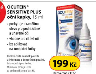 Kapky oční Ocutein Sensitive Plus