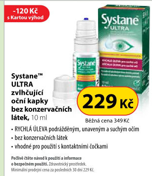 Kapky oční Ultra Systane Alcon