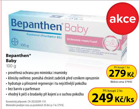 Mast proti opruzeninám Baby Bepanthen
