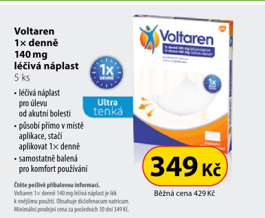 Náplasti léčivé Voltaren