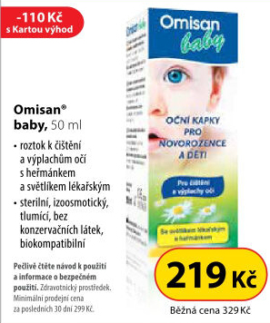 Oční kapky dětské Omisan baby - Dr. Max akcniletaky.com