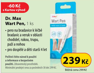Pero na bradavice Wart Pen Dr.Max