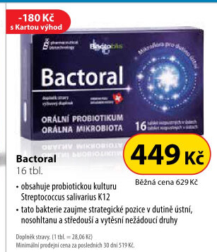 Probiotika orální Bactoral