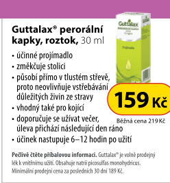Projímavé kapky Guttalax