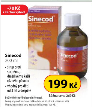 Sirup proti kašli Sinecod