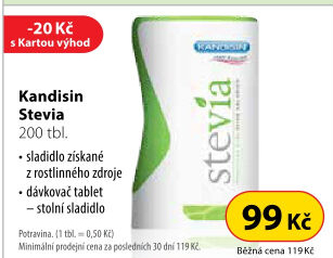 Sladidlo Stevia Kandisin