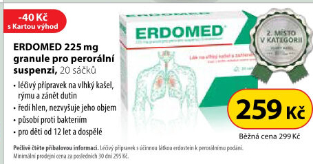 Suspenze na vlhký kašel Erdomed