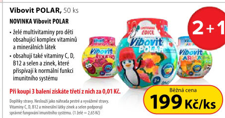 Vibovit Polar želé multivitamíny 50 ks