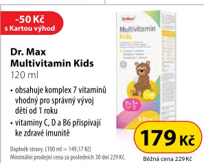 Vitamíny pro děti Multivitamín Dr.Max