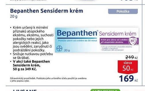 Bepanthen Sensiderm krém