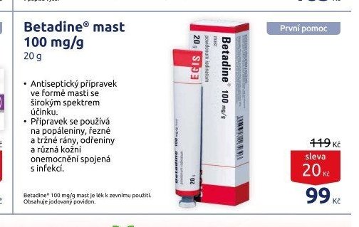 Betadine mast 100 mg/g