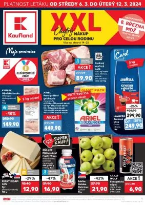 akční leták Kaufland 6.3.2024-12.3.2024