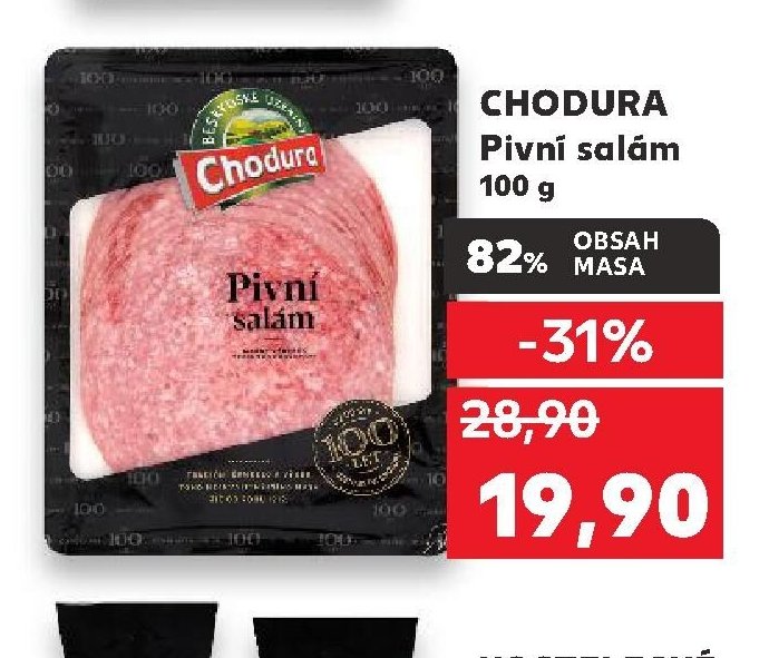 CHODURA Pivní salám 100 g