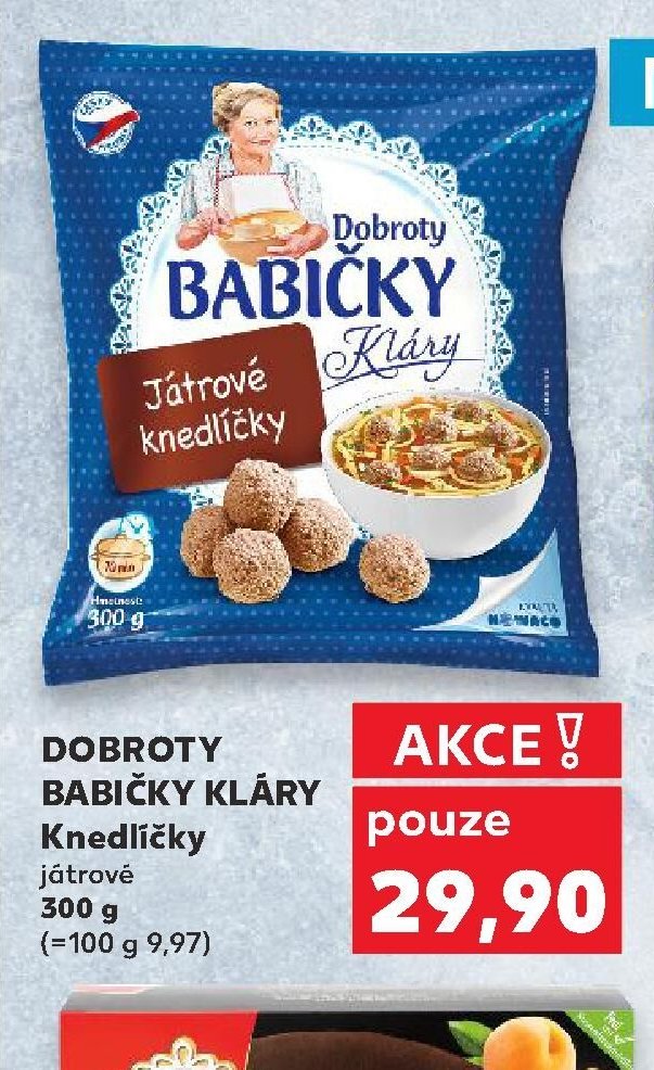 DOBROTY BABIČKY KLÁRY Játrové knedlíčky 300 g