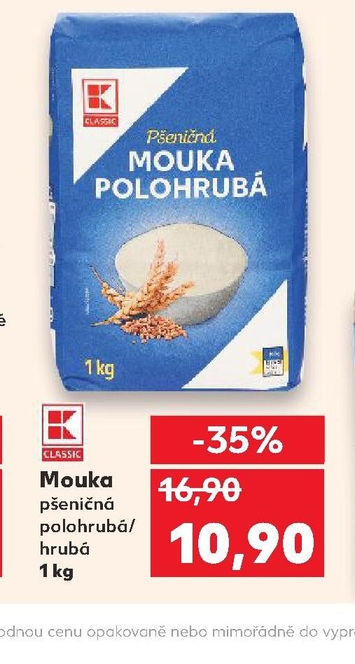 CLASSIC Mouka pšeničná polohrubá 1 kg