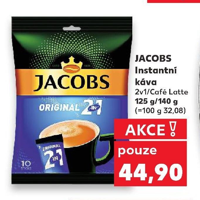 JACOBS Instantní káva 2v1/Café Latte
