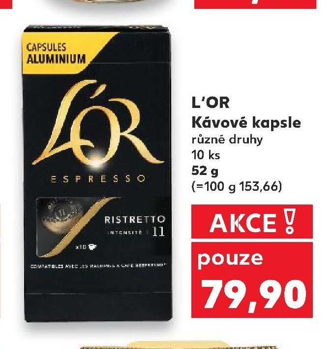 L'OR Kávové kapsle různé druhy