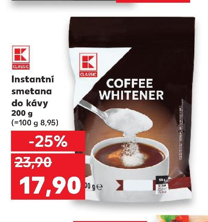 K CLASSIC Instantní smetana do kávy
