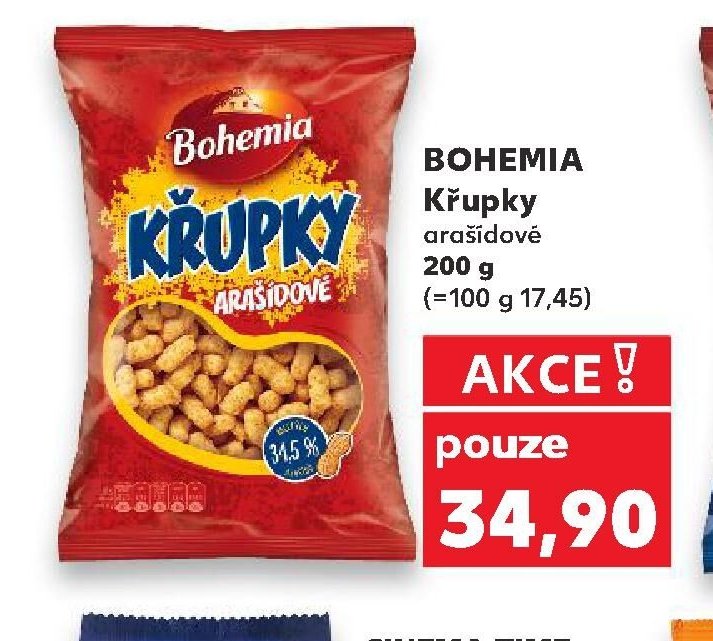 BOHEMIA Křupky arašídové