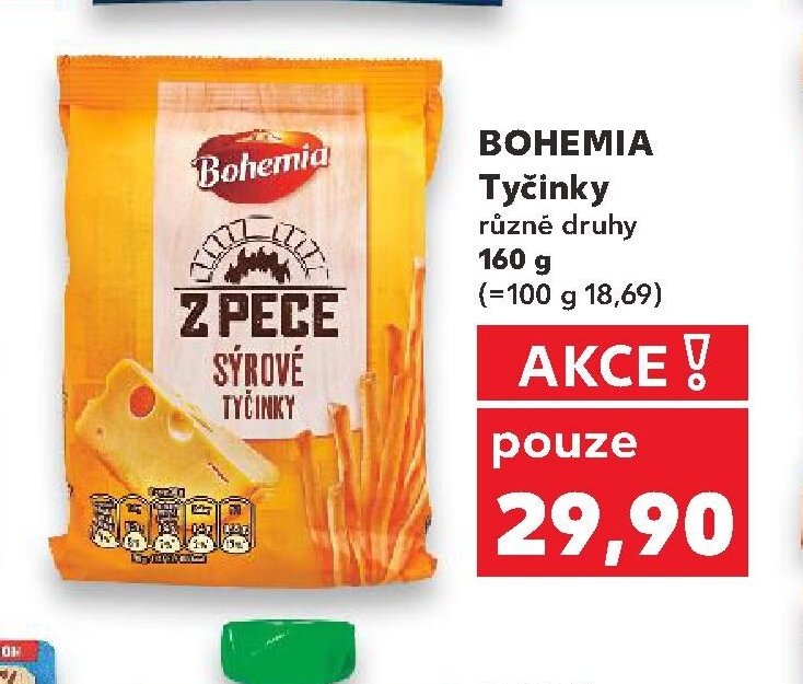 BOHEMIA Tyčinky různé druhy