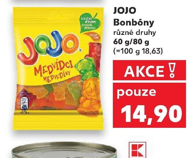JOJO Bonbóny různé druhy