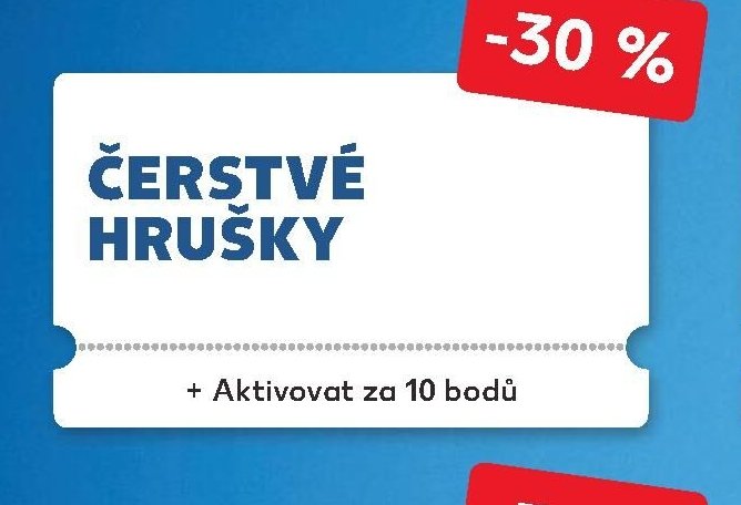 ČERSTVÉ HRUŠKY