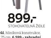 Stohovatelná židle
