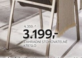 Zahradní stohovatelné křeslo