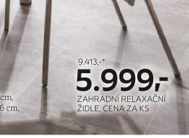 Zahradní relaxační židle