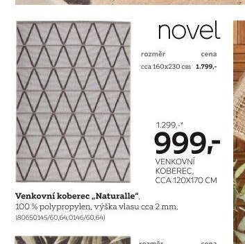 Venkovní koberec „Naturalle“