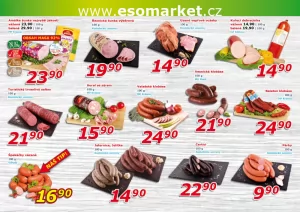 akční leták ESO MARKET 6.3.2024-17.3.2024