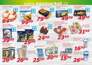 akční leták ESO MARKET 6.3.2024-17.3.2024