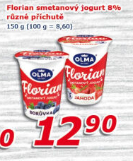Jogurt smetanový Florian Olma