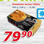 Kuřecí filety smažené mražené Vodňanské kuře