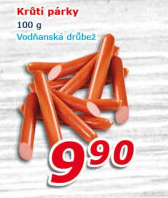 Párky krůtí Vodňanské kuře