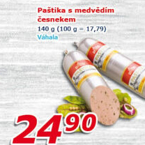 Paštika s medvědím česnekem Váhala