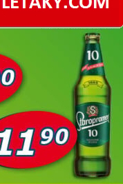 Pivo světlé výčepní 10° Staropramen