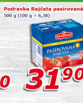 Rajčata pasírovaná Podravka
