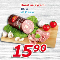 Salám Horal se sýrem Krásno