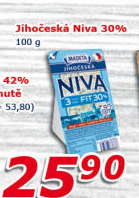 Sýr Niva Jihočeská Fit 30% Madeta