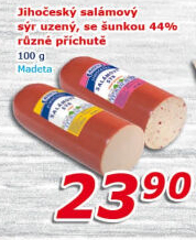 Sýr uzený salámový Jihočeský Madeta